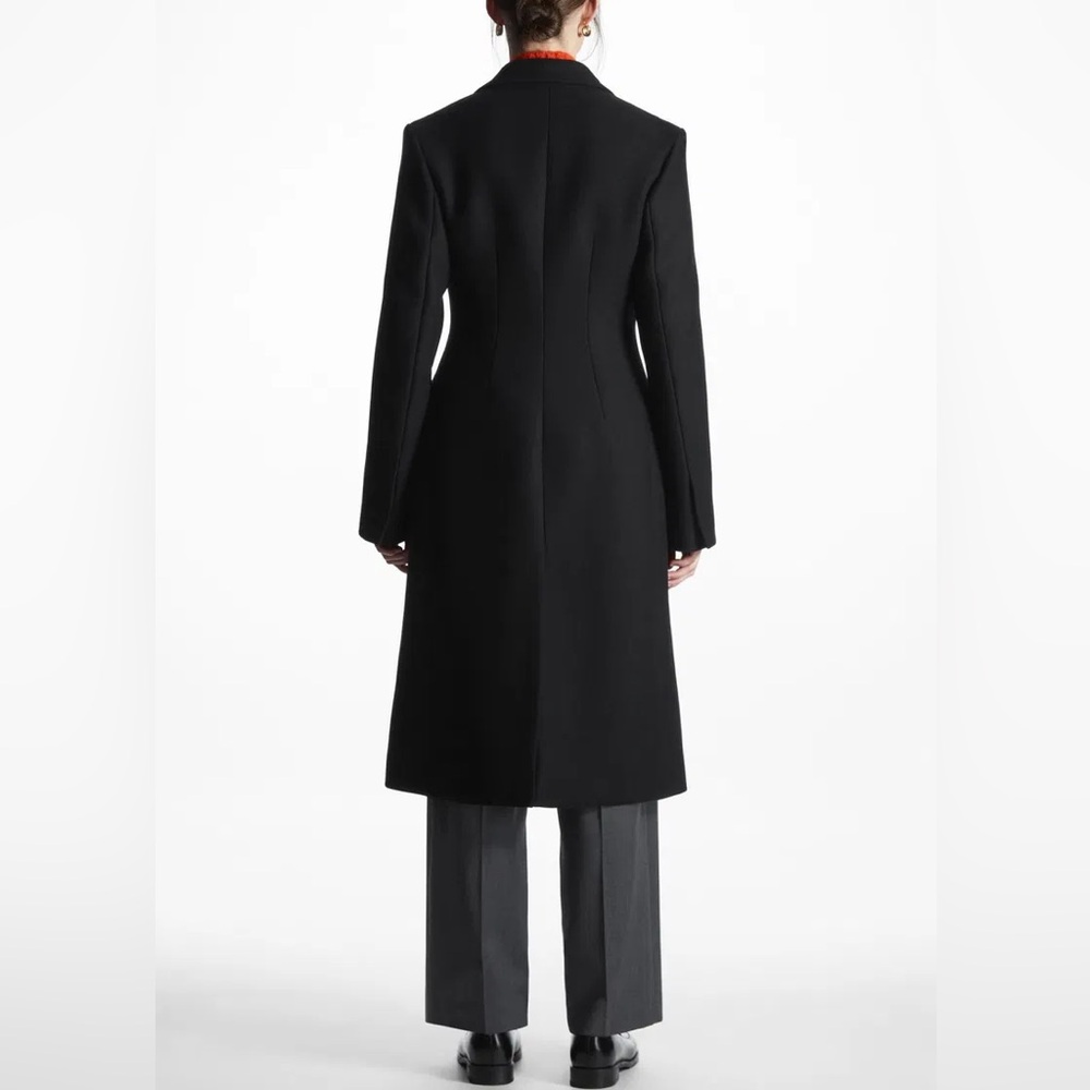 NWT•Cos wool-blend waisted coat, 6